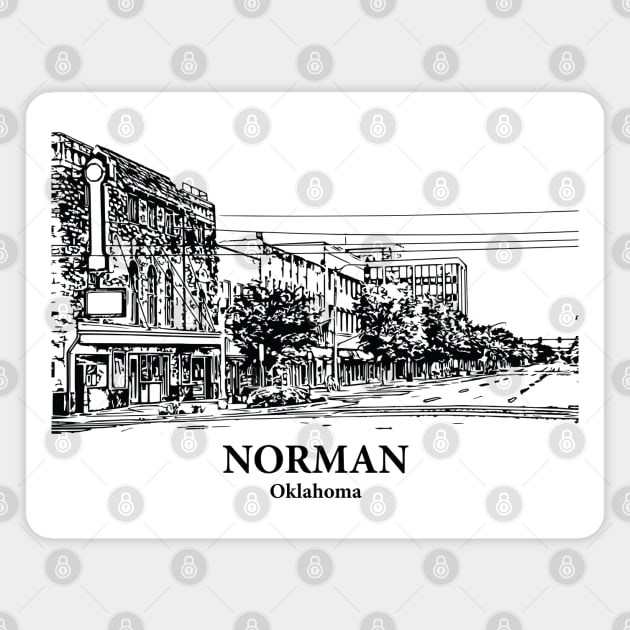 Norman - Oklahoma Magnet by Lakeric